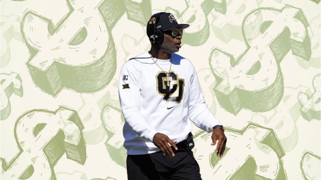 Colorado head football coach Deion Sanders.