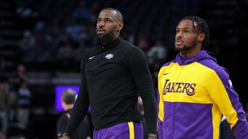 Young Fan Asks Bronny James Adorable Question About Lebron James