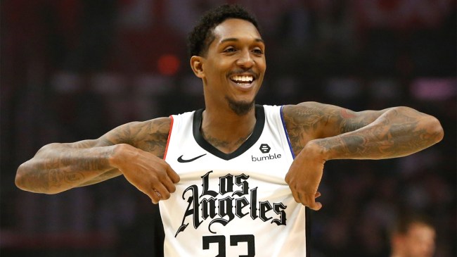 Lou Williams 23 of the Los Angeles Clippers