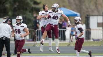 D1 Football Coach Sets School Records In Jaw-Dropping Emergency Start At QB