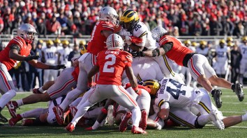 Police Pepper Spray Players After Ugly Brawl Breaks Out After Michigan’s Historic Upset Over Ohio State