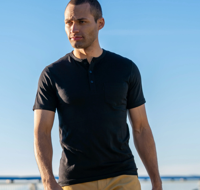 Henley Short Sleeve