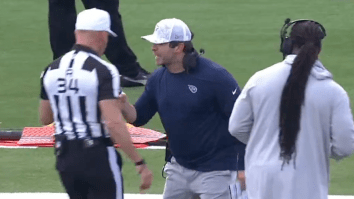 Tennessee Titans Coach Goes Ballistic On NFL Referee During Angry Meltdown Over Awful End Zone Penalty