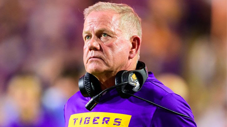 LSU coach Brian Kelly