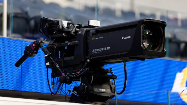 Camera at NFL game