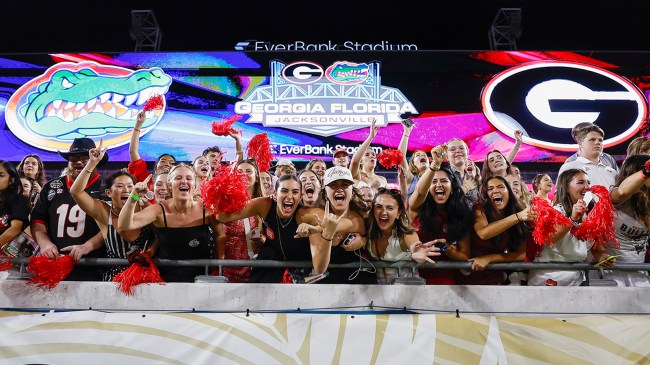 fans at Georgia vs. Florida football game