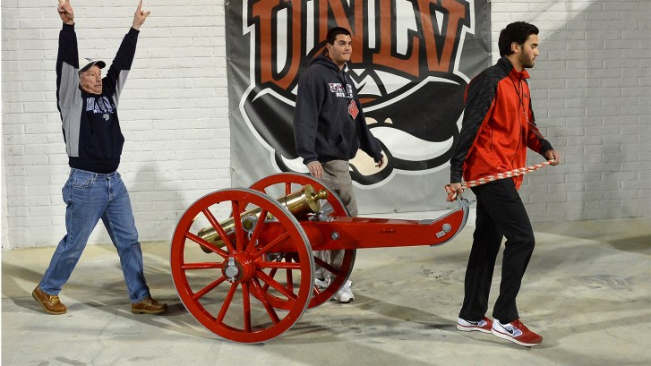 Fremont Cannon at UNLV game