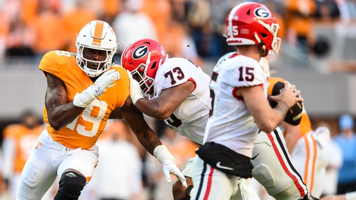 Georgia vs Tennessee football
