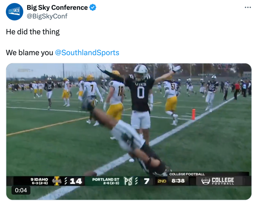 Headstand Touchdown Celebration