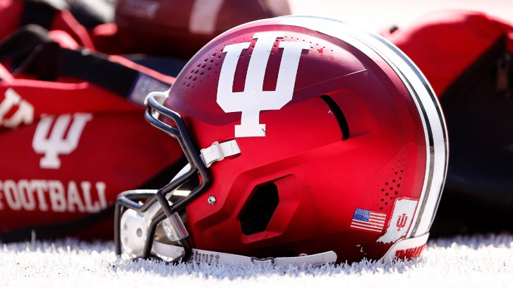 Indiana Hoosiers football helmet