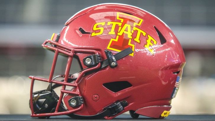 Iowa State football helmet