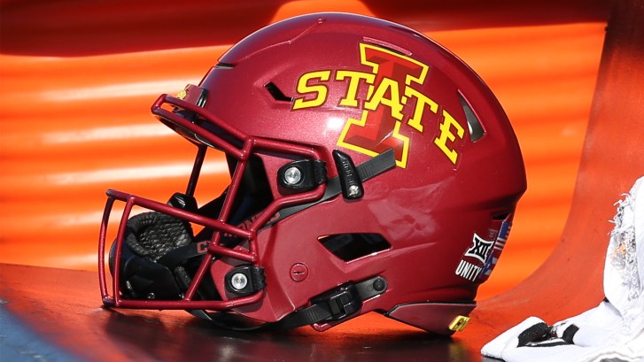 Iowa State football helmet