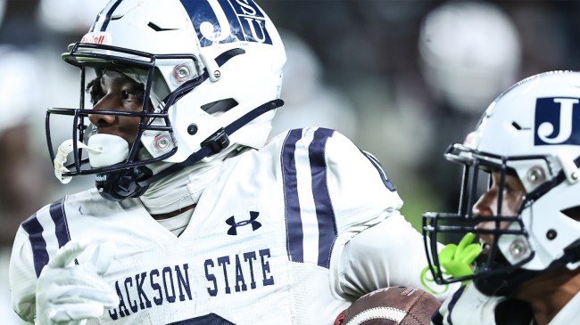 Jackson State football players