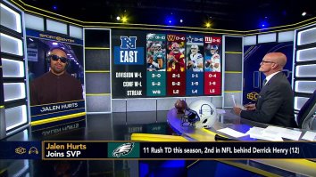 NFL Fans Think Jalen Hurts Was Concussed In Trolling Postgame Interview With SVP