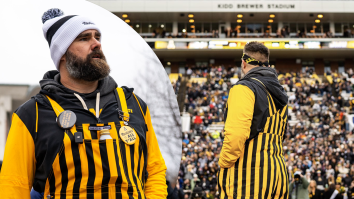 App State Football Fans Threw Snowballs At Players After Chugging Beers With Jason Kelce