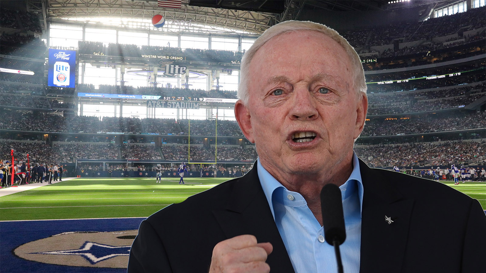 Jerry Jones Shoots Down Idea Of Using Curtains At AT&T Stadium