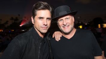 John Stamos’ Bald Cap Gesture In Support Of Dave Coulier’s Cancer Diagnosis Called Out For Being Vapid