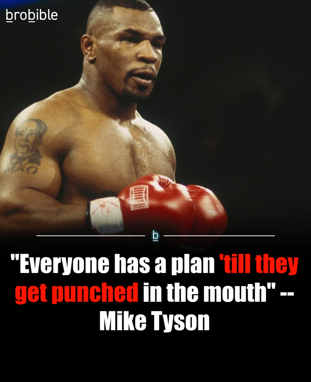 Mike Tyson quote about getting punched in the mouth