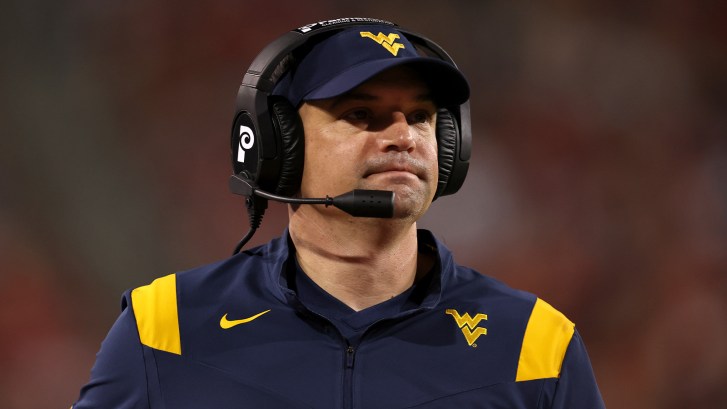West Virginia coach Neal Brown