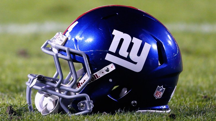 New York Giants helmet