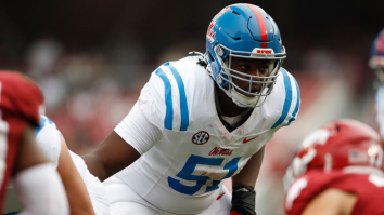 Ole Miss’ 6-Foot-7, 320-Pound Defensive Tackle Dwarfs His Giant Teammates In Terrifying Fashion
