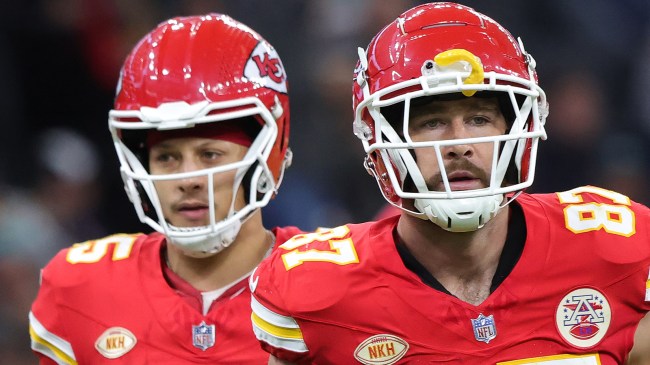 Patrick Mahomes and Travis Kelce