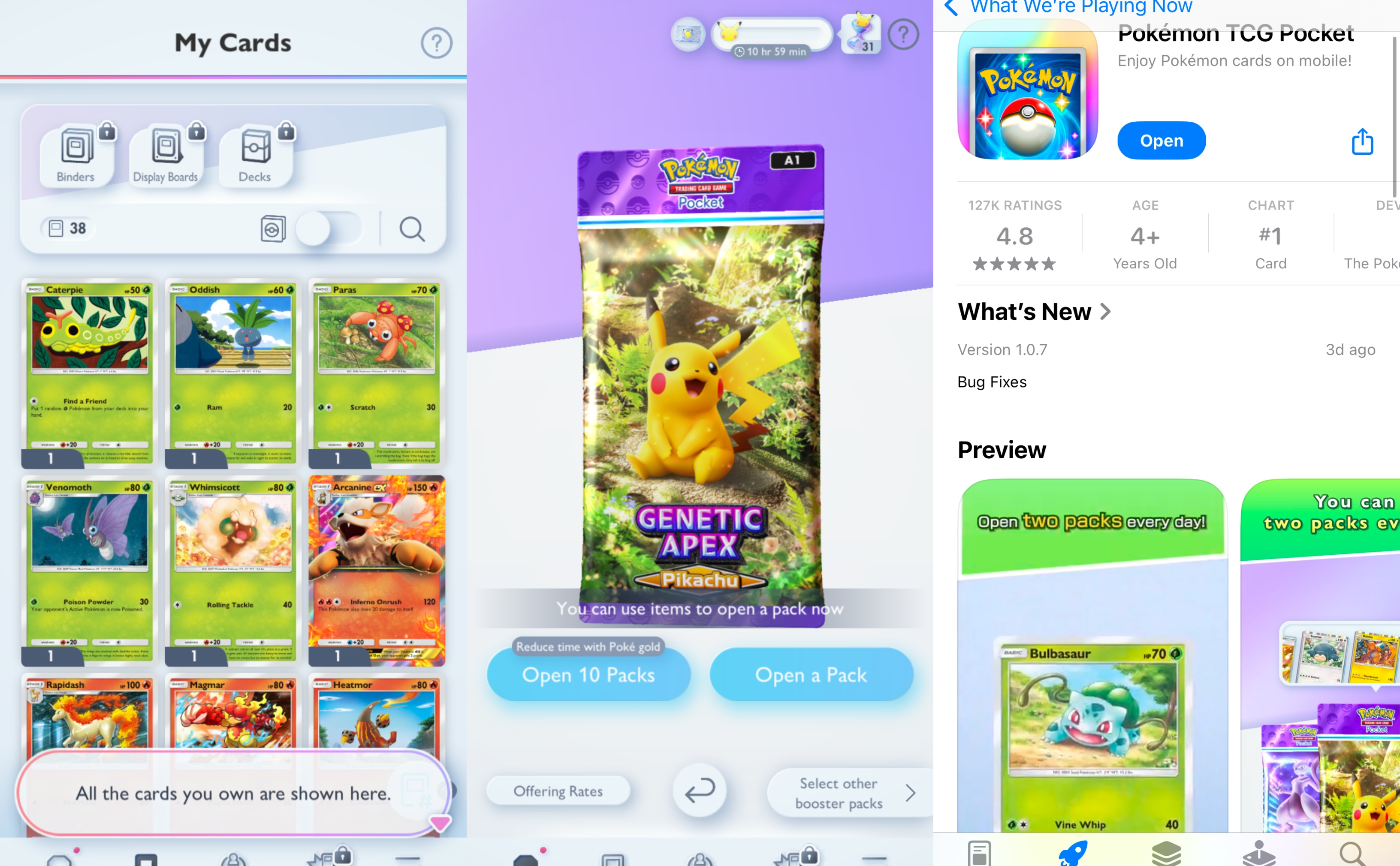 Pokémon Pocket TGC gameplay