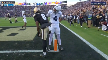 Purdue Wide Receiver Commits All-Time Humiliating Blunder As A Result Of Horrible End Zone Paint
