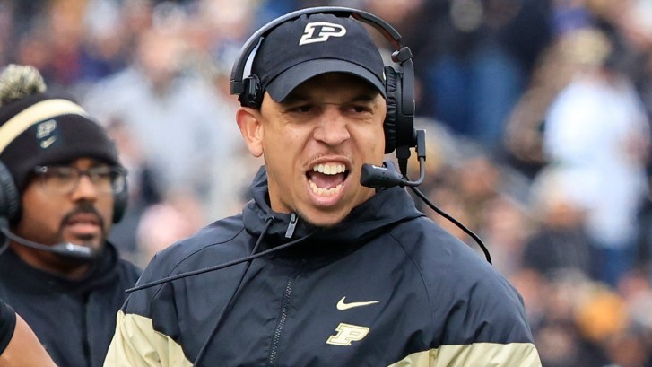Purdue coach Ryan Walters