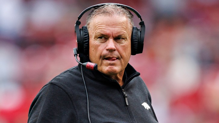 Arkansas coach Sam Pittman