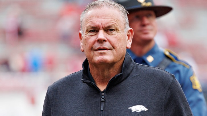 Arkansas coach Sam Pittman