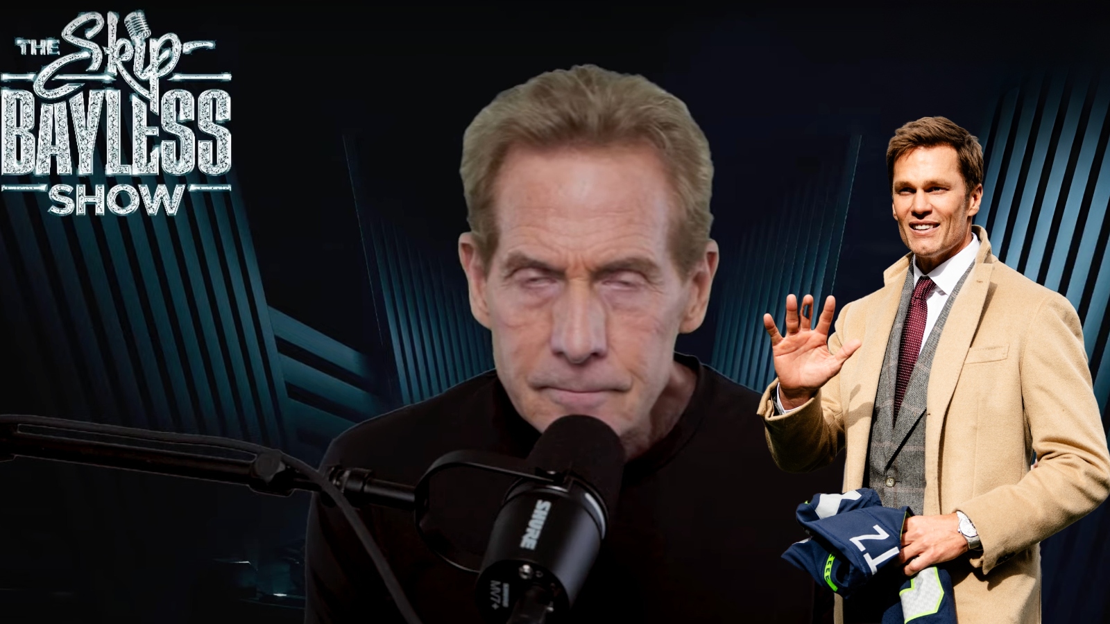 Skip Bayless and Tom Brady