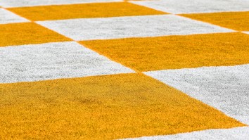 Alabama Water Tower Painted To Resemble Tennessee’s End Zone Leaves Town’s Residents Furious