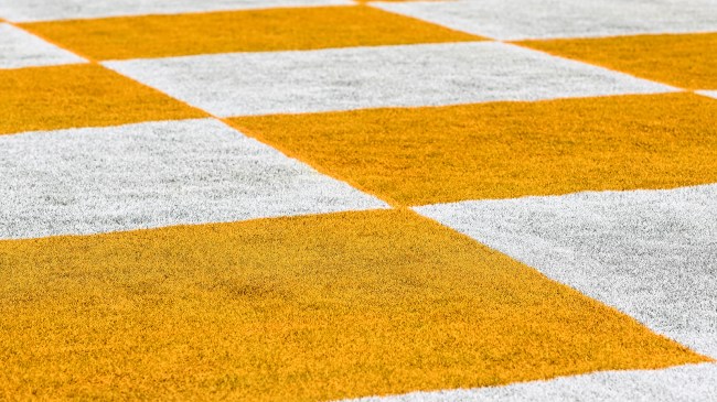 Tennessee checkerboard end zone