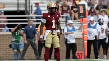 Boston College QB Posts Cryptic Response To Recent Demotion Before Mysteriously Going Private On IG