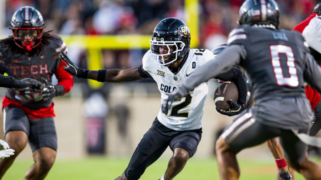 Travis Hunter Heisman Trophy Interception