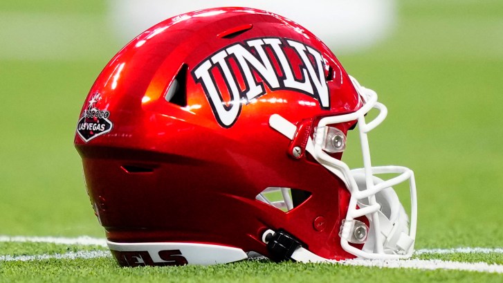 UNLV football helmet