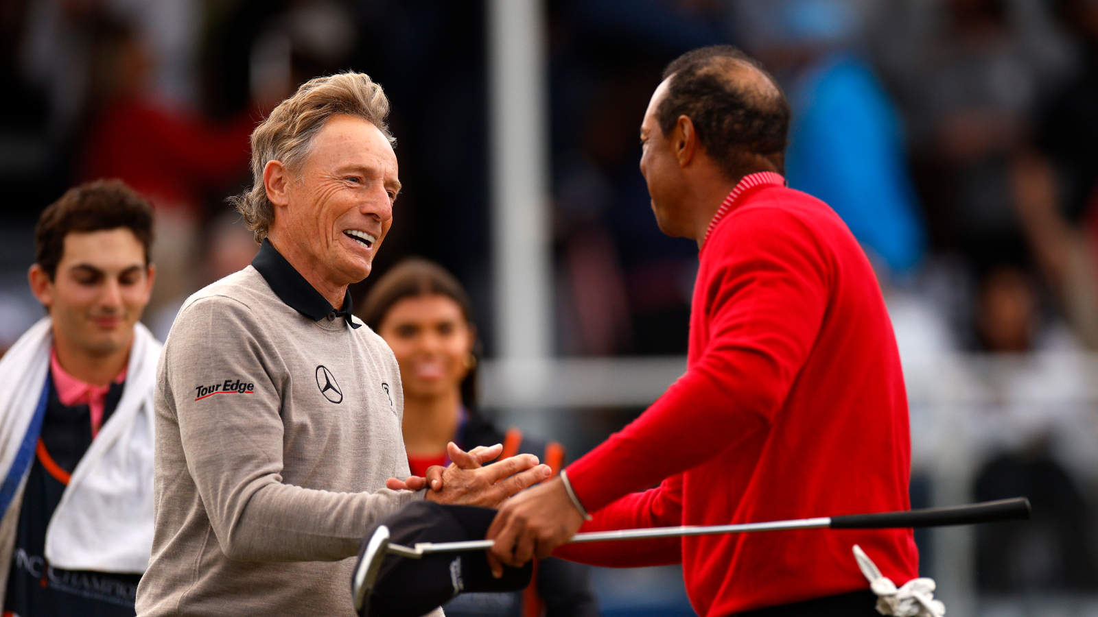 Bernhard Langer Lands In Rules Controversy After Win Over Tiger Woods