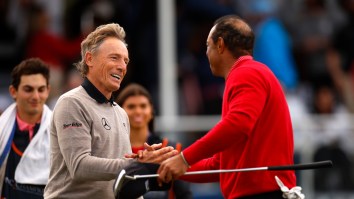 Bernhard Langer Embroiled In Rules Controversy After Win Over Tiger And Charlie Woods