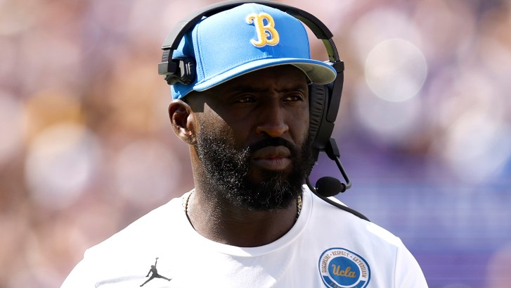 UCLA coach DeShaun Foster