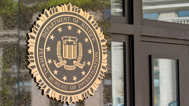 Entrance to the FBI building