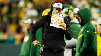 Packers Coach Matt LaFleur Gets In Heated On-Field Exchange With Detroit Lions Fan