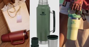 Stanley tumblers and water bottles