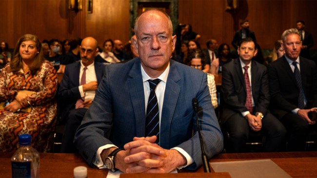 UnitedHealth CEO Andrew Witty testifies before the Senate Finance Committee