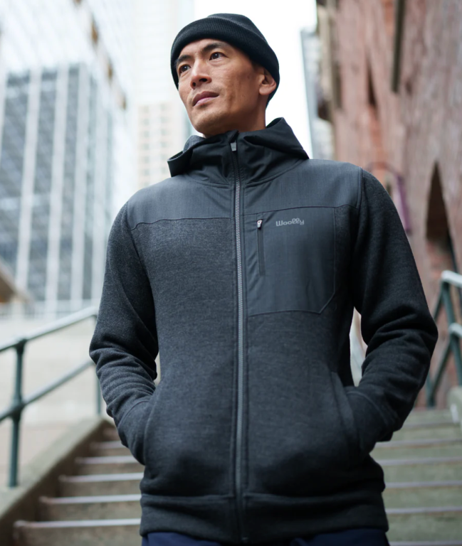 Woolly Merino Fleece Zip Hoodie