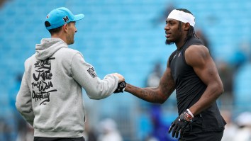 Xavier Legette Brought Leftover Christmas Raccoon For His Carolina Panthers Teammates To Try