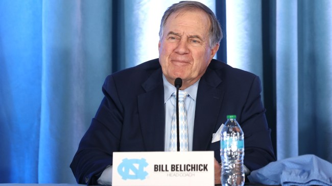 Bill Belichick is introduced as the North Carolina head football coach.