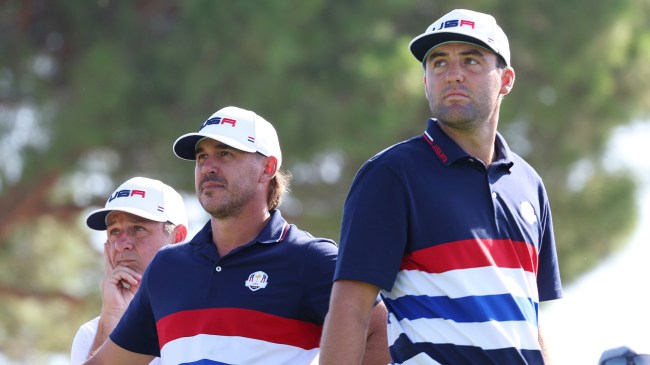 Brooks Koepka and Scottie Scheffler at 2023 Ryder Cup