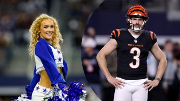 Cade York’s Dallas Cowboy Cheerleader Girlfriend Had Little Faith In His Kicking Game On ‘MNF’