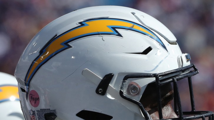 Chargers helmet